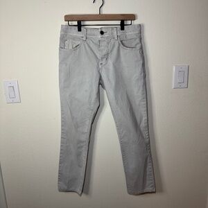 James Perse Standard Five Pocket Heavy Brushed Twill Pants Men's 30 Grey